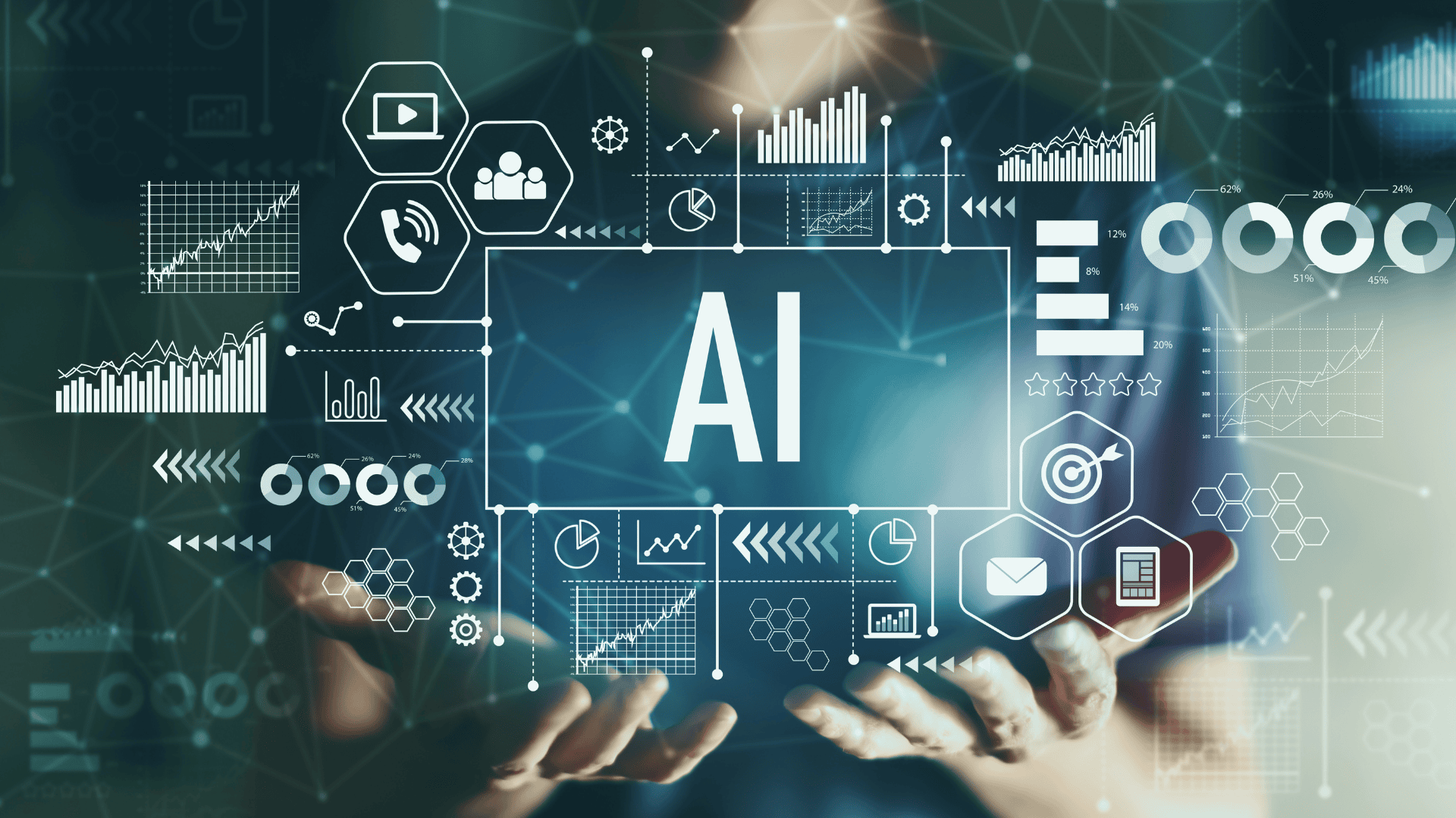 Image of person with AI